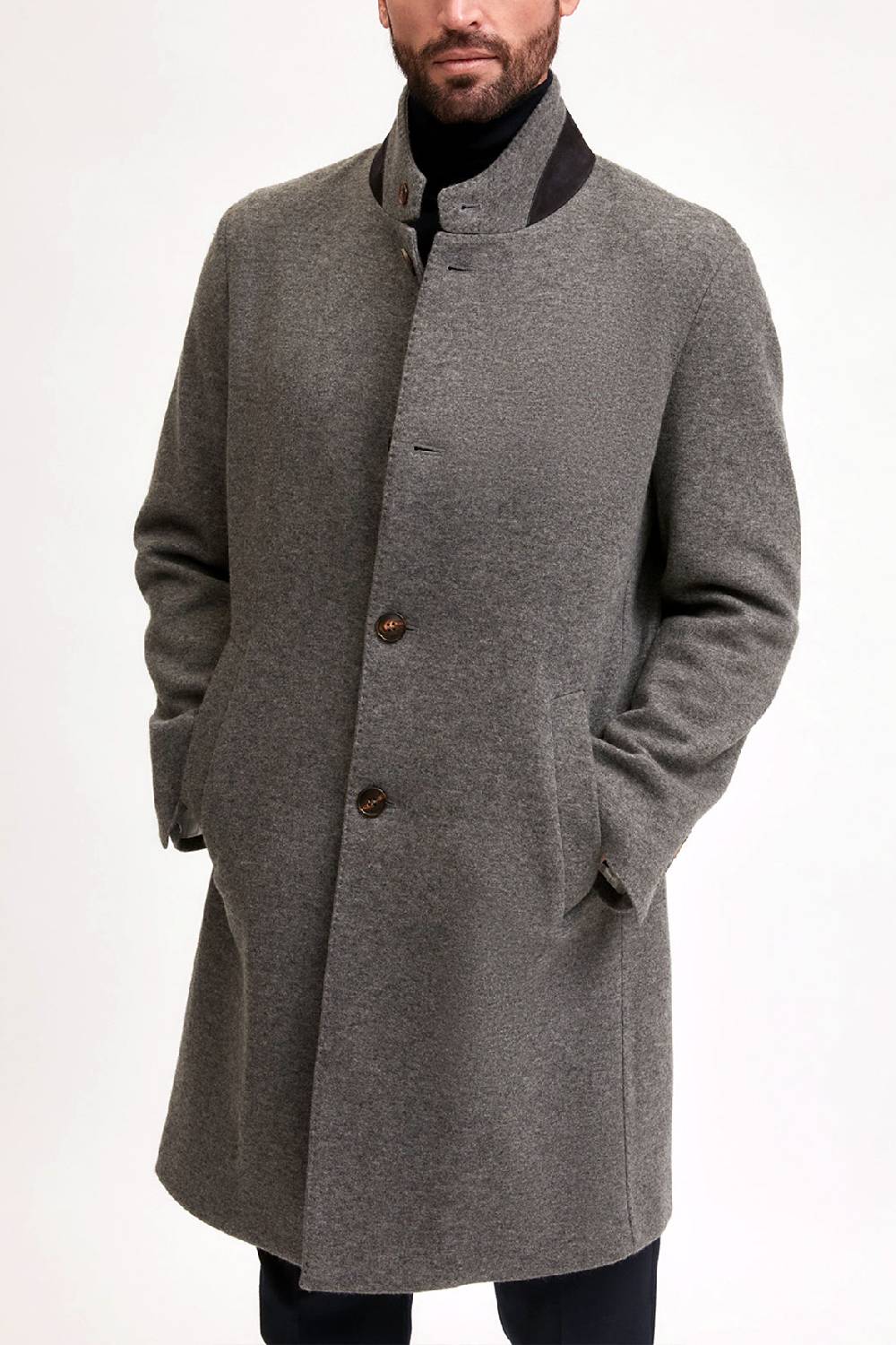 Manzoni 24 Cappotto jersey in tessuto cashmere Loro Piana 2025