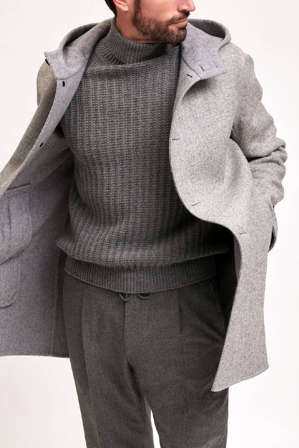 Manzoni 24 Parka in lana Nuovo
