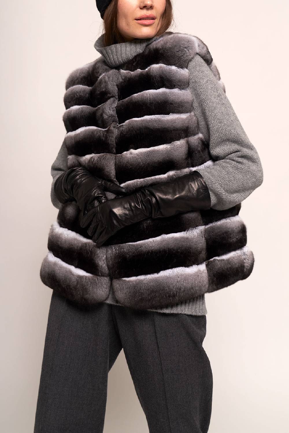 Manzoni 24 Gilet chinchilla Spedizione Gratuita