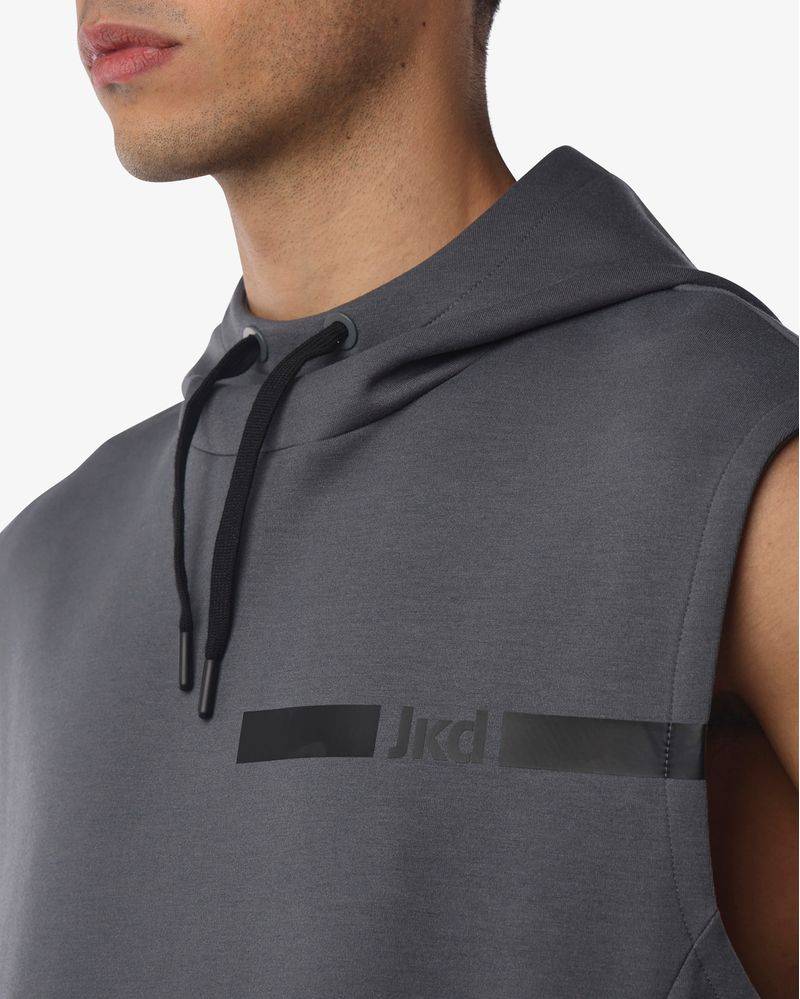Jaked FELPA SMANICATA CAPPUCCIO ZENITH Fino al 50% di sconto