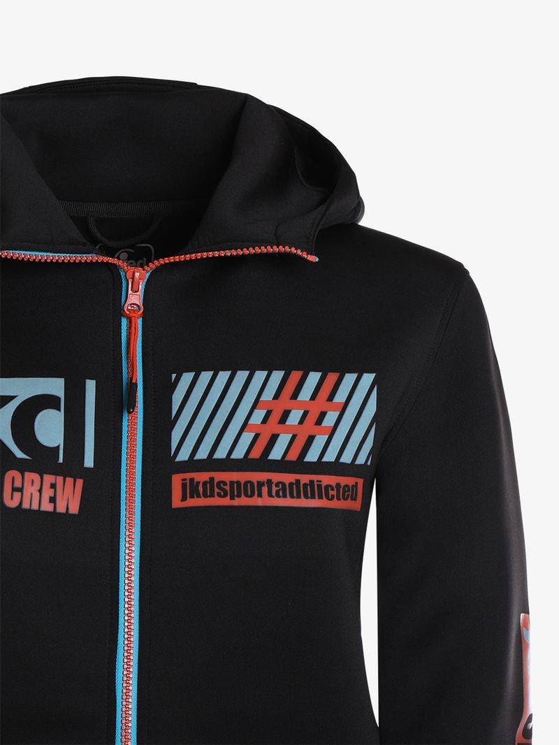 Jaked FELPA CAPPUCCIO ZIP SIDERALIS Esporta salva
