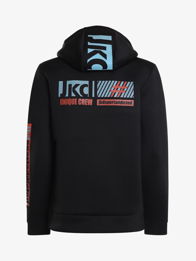 Jaked FELPA CAPPUCCIO ZIP SIDERALIS Esporta salva