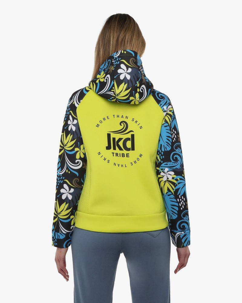 Jaked FELPA CAPPUCCIO FULL ZIP TRIBE Offerta San Valentino