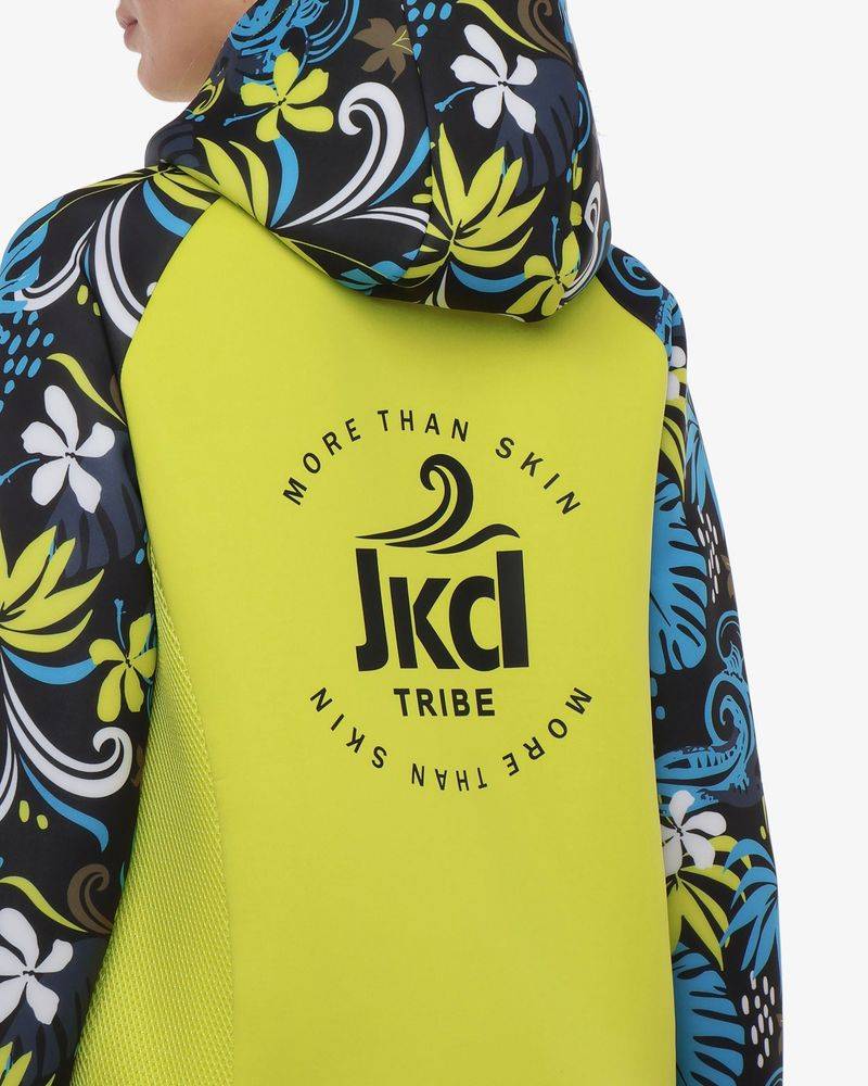Jaked FELPA CAPPUCCIO FULL ZIP TRIBE Offerta San Valentino