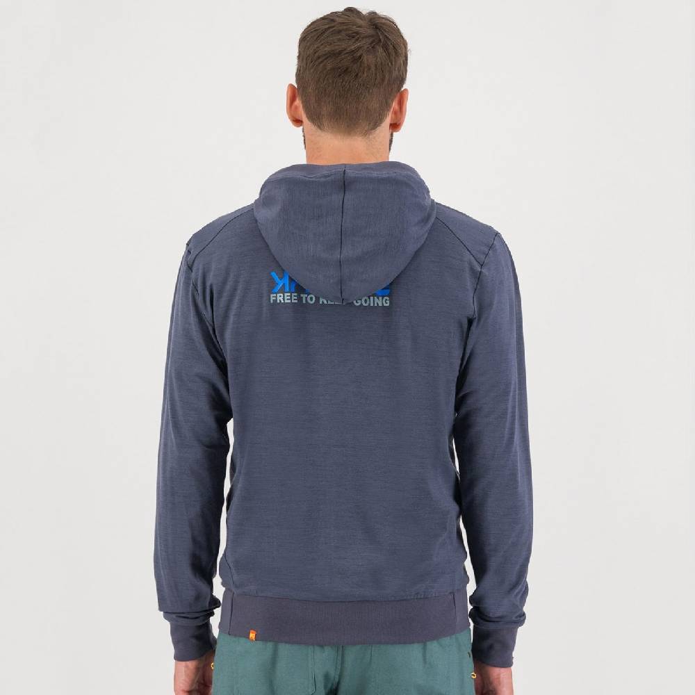 Karpos COPPOLO MERINO FULL ZIP HOODIE Spedizione Gratuita
