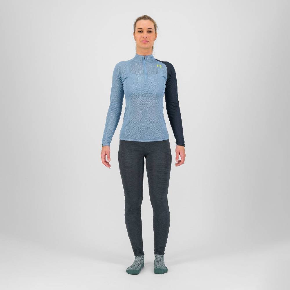Karpos DINAMICO OCTA W JERSEY LS HALF ZIP Esporta salva