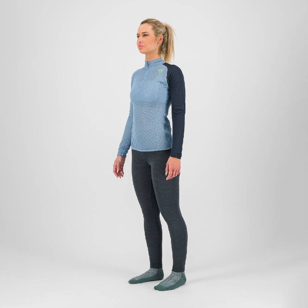 Karpos DINAMICO OCTA W JERSEY LS HALF ZIP Esporta salva