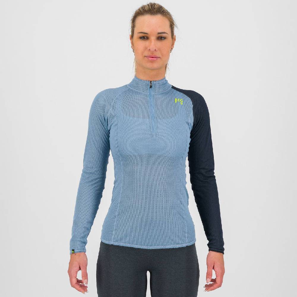 Karpos DINAMICO OCTA W JERSEY LS HALF ZIP Esporta salva