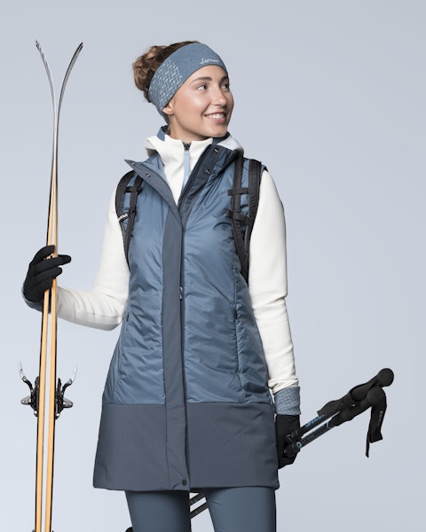 Lamunt ELENA GILET LUNGO IN CASHMERE Nuovo
