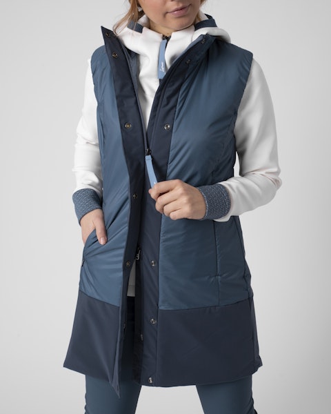 Lamunt ELENA GILET LUNGO IN CASHMERE Nuovo