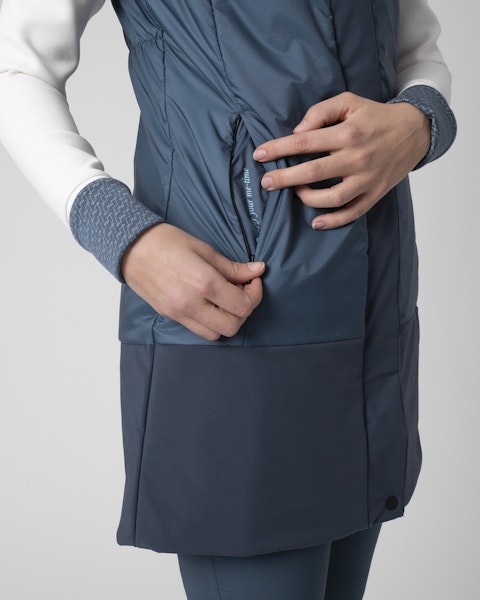 Lamunt ELENA GILET LUNGO IN CASHMERE Nuovo