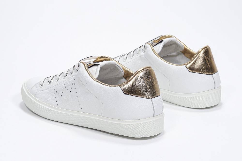 Leather Crown LC06 | Oro & Bianche - Basse - Donna Negozio