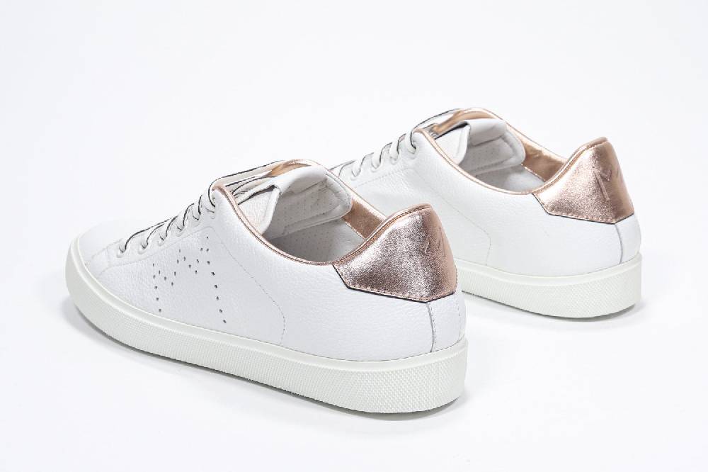 Leather Crown LC06 | Rame & Bianche - Basse - Donna In Saldo