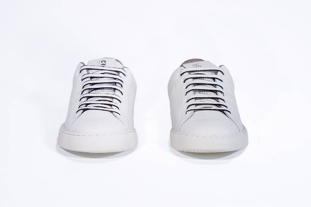Leather Crown LC06 | Beige & Bianche - Basse - Donna Nuova