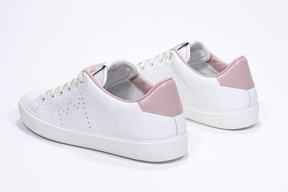 Leather Crown LC06 | Rosa & Bianche - Basse - Donna Moda