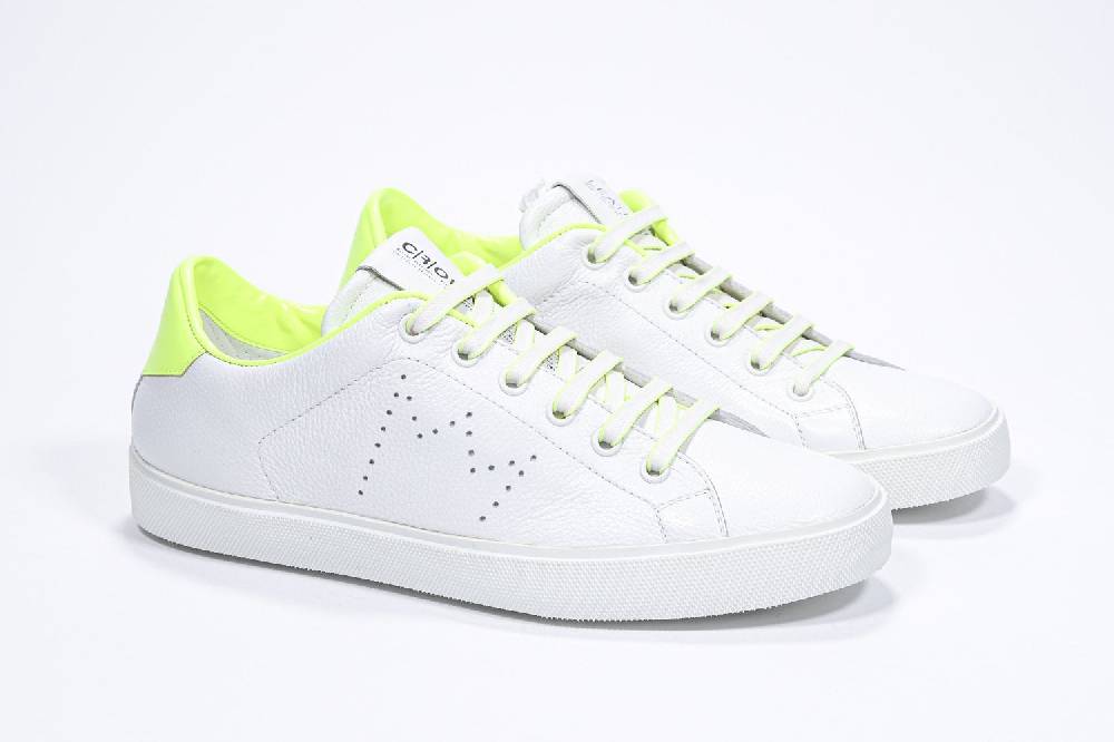 Leather Crown LC06 | Neon & Bianche - Basse - Donna Negozio online di fabbrica