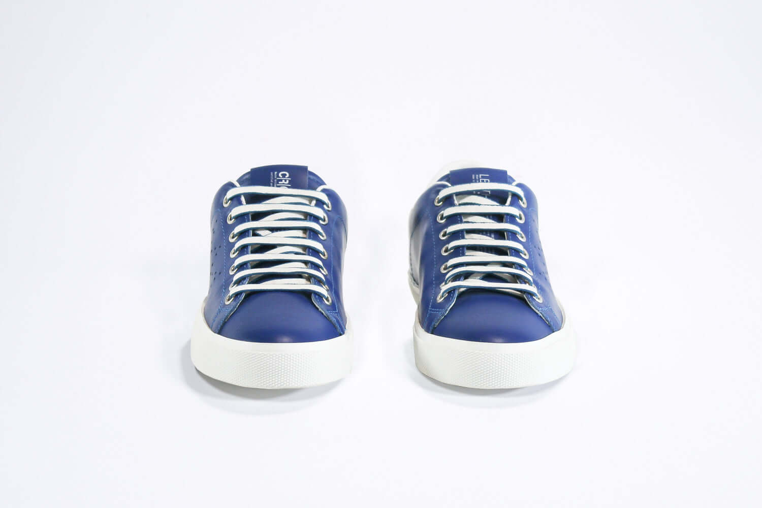 Leather Crown LC06 | Denim e bianco - BASSE - Donna Grande vendita