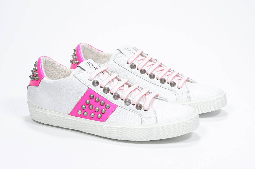 Leather Crown STUDLIGHT | Rosa e bianco - BASSE - Donna Fornitura limitata