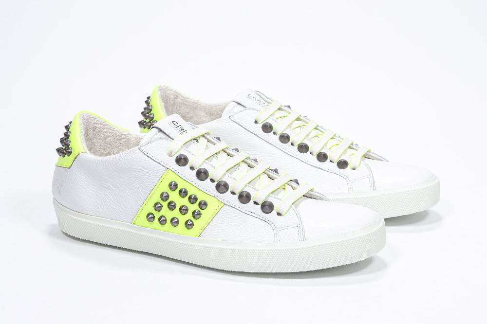 Leather Crown STUDLIGHT | Giallo neon - BASSE - Donna Vendite stagionali