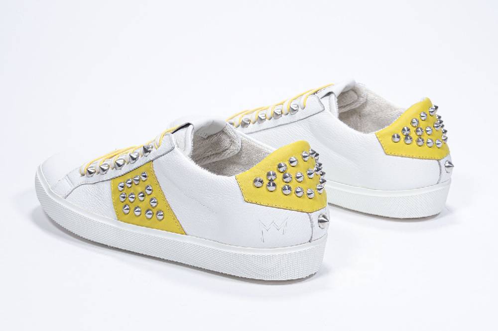 Leather Crown STUDLIGHT | Giallo e bianco - BASSE - Donna Black Friday