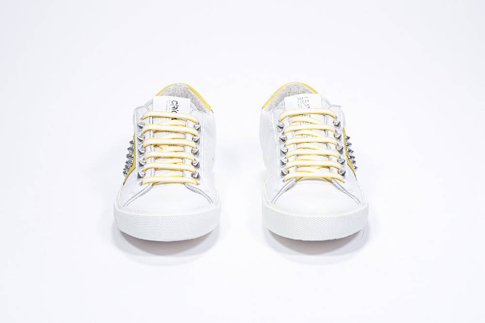 Leather Crown STUDLIGHT | Giallo e bianco - BASSE - Donna Black Friday