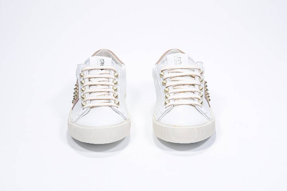 Leather Crown STUDLIGHT | Beige e bianco - BASSE - Donna Cyber Monday