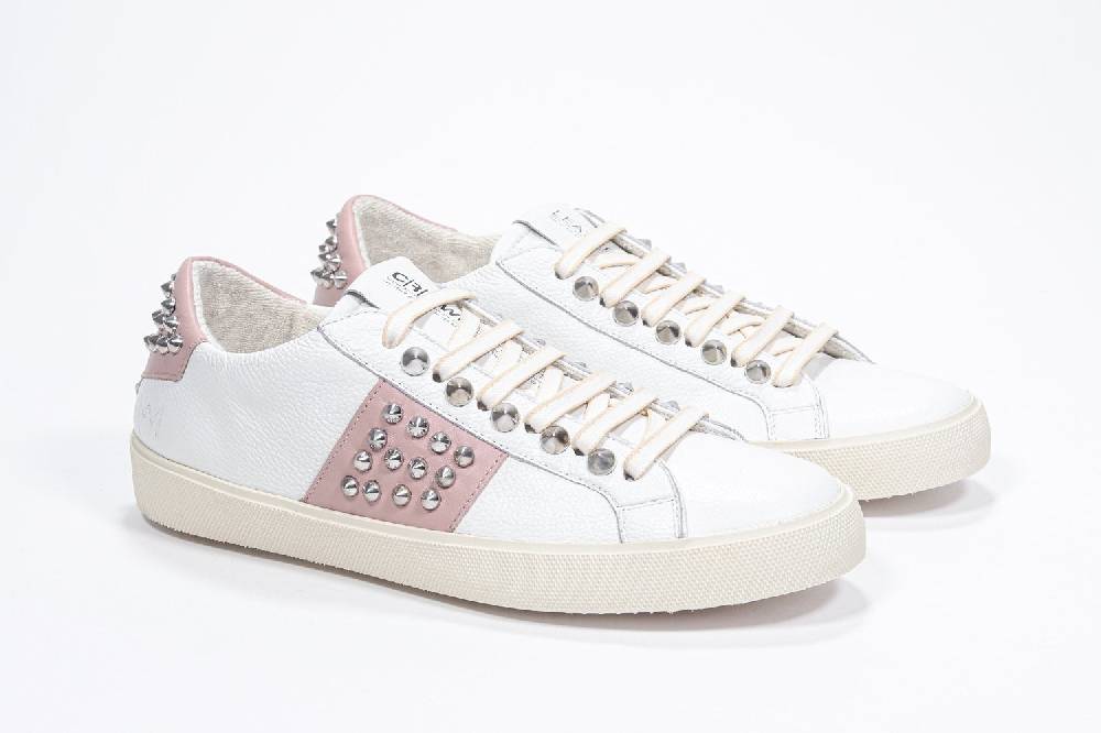 Leather Crown STUDLIGHT | Rosa e bianco - BASSE - Donna Offerta natalizia