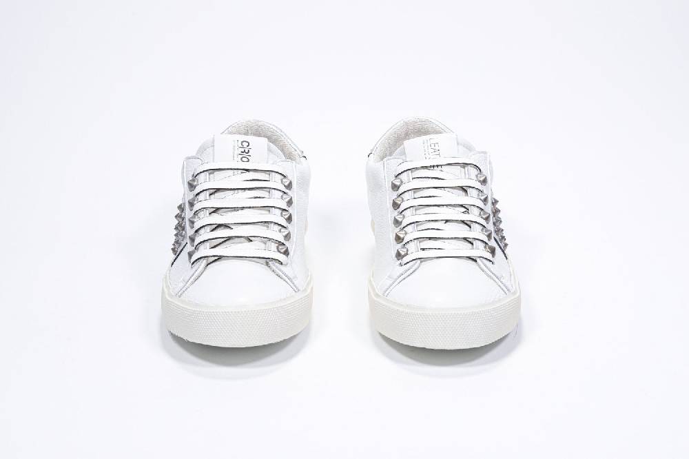Leather Crown STUDLIGHT | Argento e bianco - BASSE - Donna Offerta per la Festa della Mamma