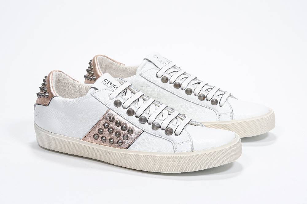 Leather Crown STUDLIGHT | Rosa e bianco - BASSE - Donna Offerta Giorno del Papà