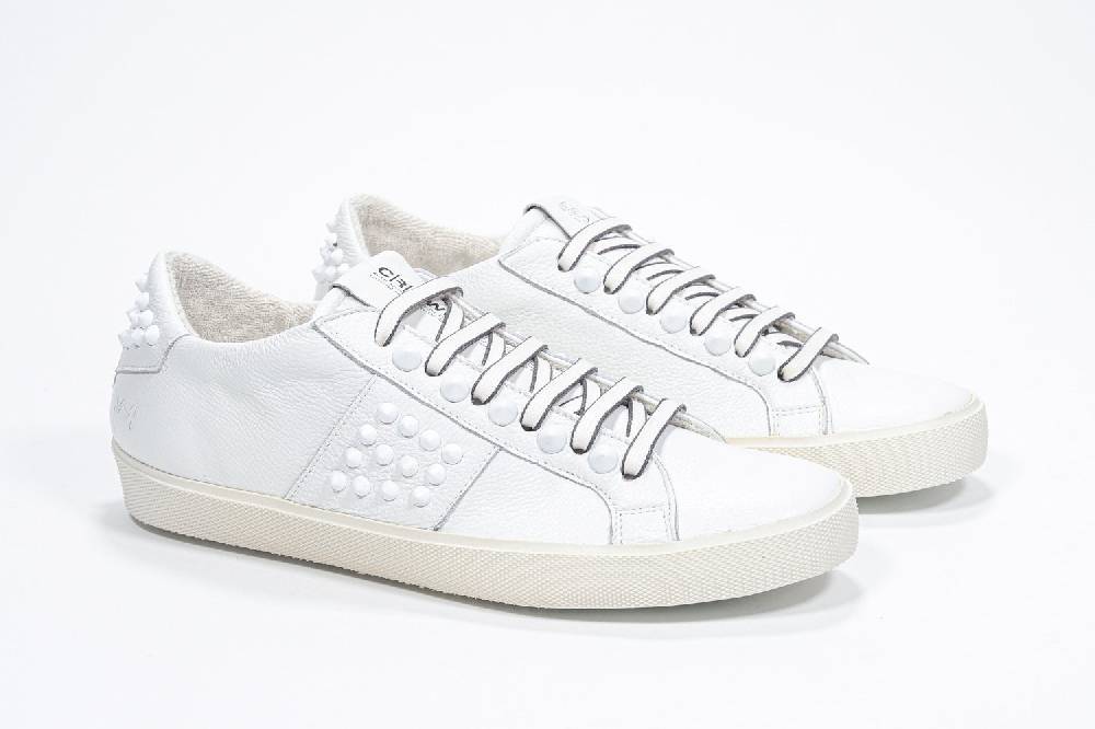Leather Crown STUDLIGHT | Tutto bianco - BASSE - Donna Offerta San Valentino