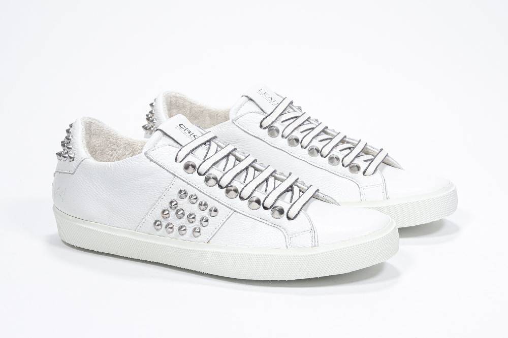 Leather Crown STUDLIGHT | Bianco - BASSE - Donna Offerta Anniversario