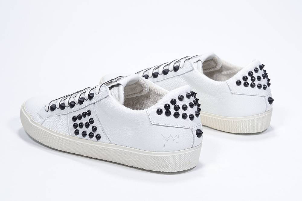 Leather Crown STUDLIGHT | Bianco e nero - BASSE - Donna Smaltimento dello stoccaggio