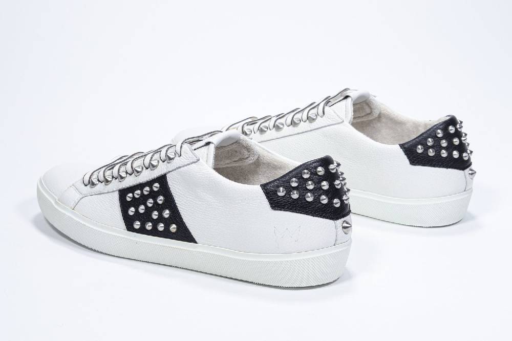 Leather Crown STUDLIGHT | Bianco e nero - BASSE - Donna Offerta migliore