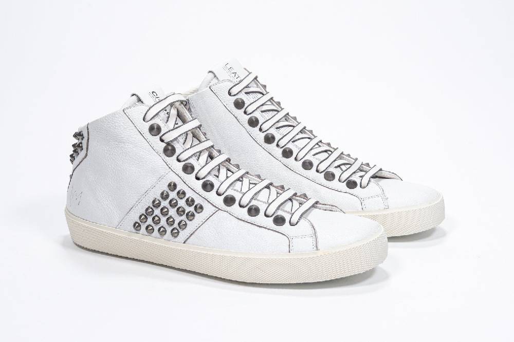 Leather Crown STUDBORN | Vintage Bianche - Alte - Donna Liquidazione