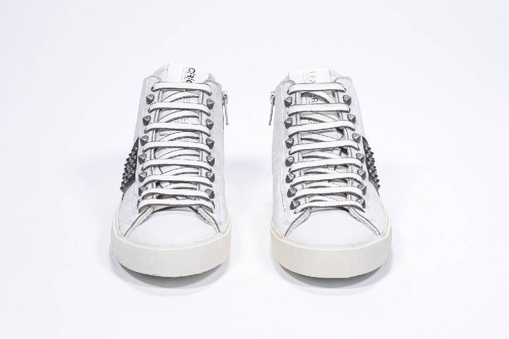 Leather Crown STUDBORN | Vintage Bianche & Nere - Alte - Donna Comprane uno, ottenene uno gratis