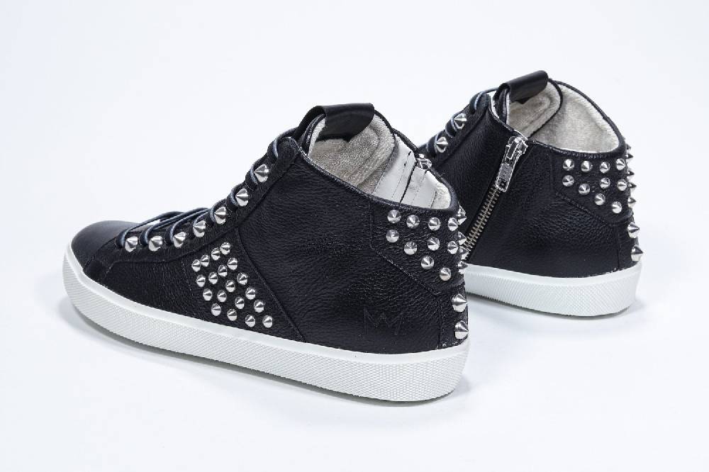Leather Crown STUDBORN | Nere - Alte - Donna Offerte speciali