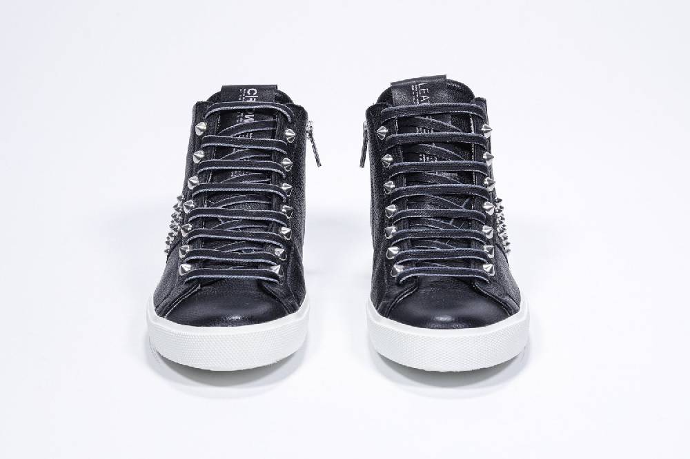 Leather Crown STUDBORN | Nere - Alte - Donna Offerte speciali