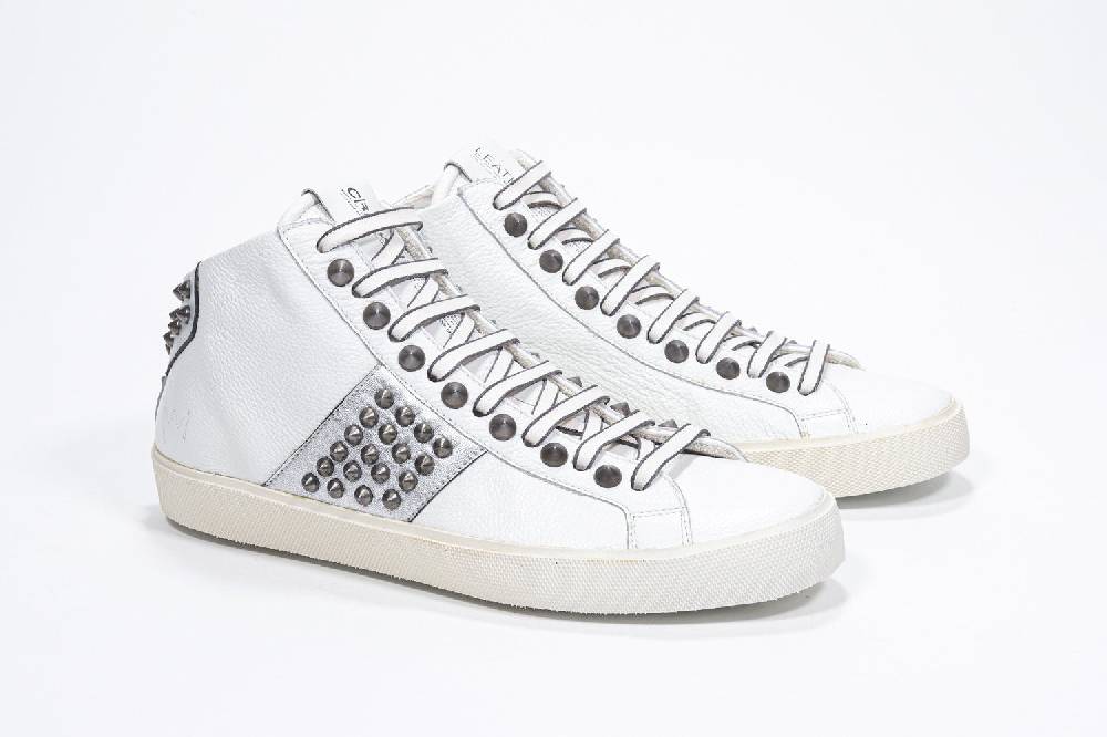 Leather Crown STUDBORN | Argento & Bianche - Alte - Donna Sconti VIP