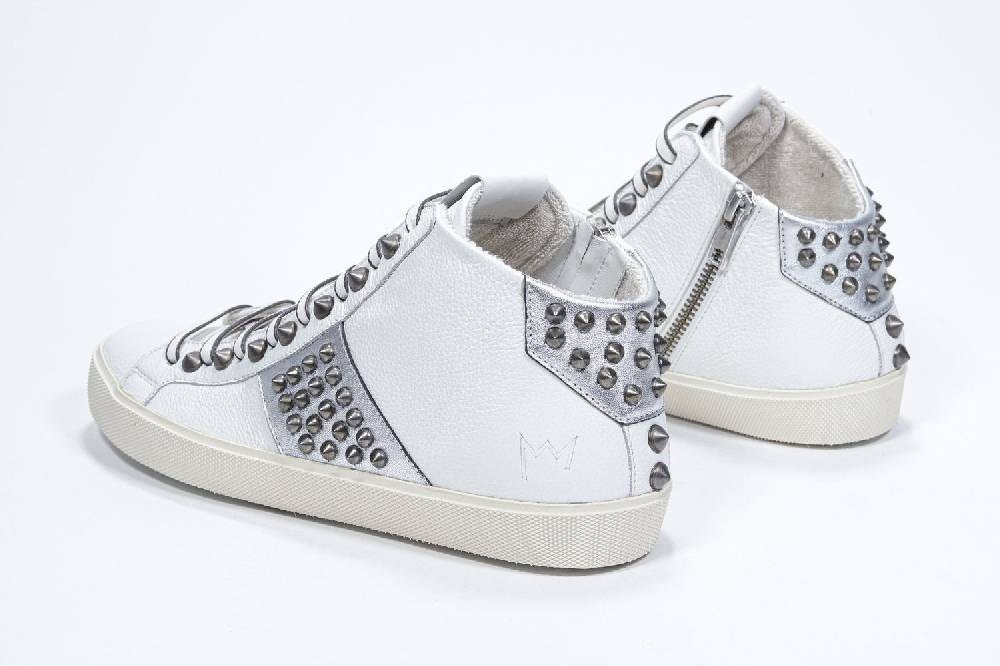 Leather Crown STUDBORN | Argento & Bianche - Alte - Donna Sconti VIP