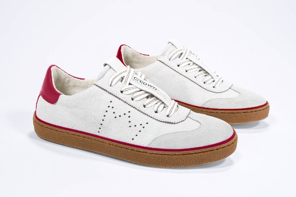 Leather Crown MODEL T | Retro Red - BASSE - Uomo Offerta settimanale