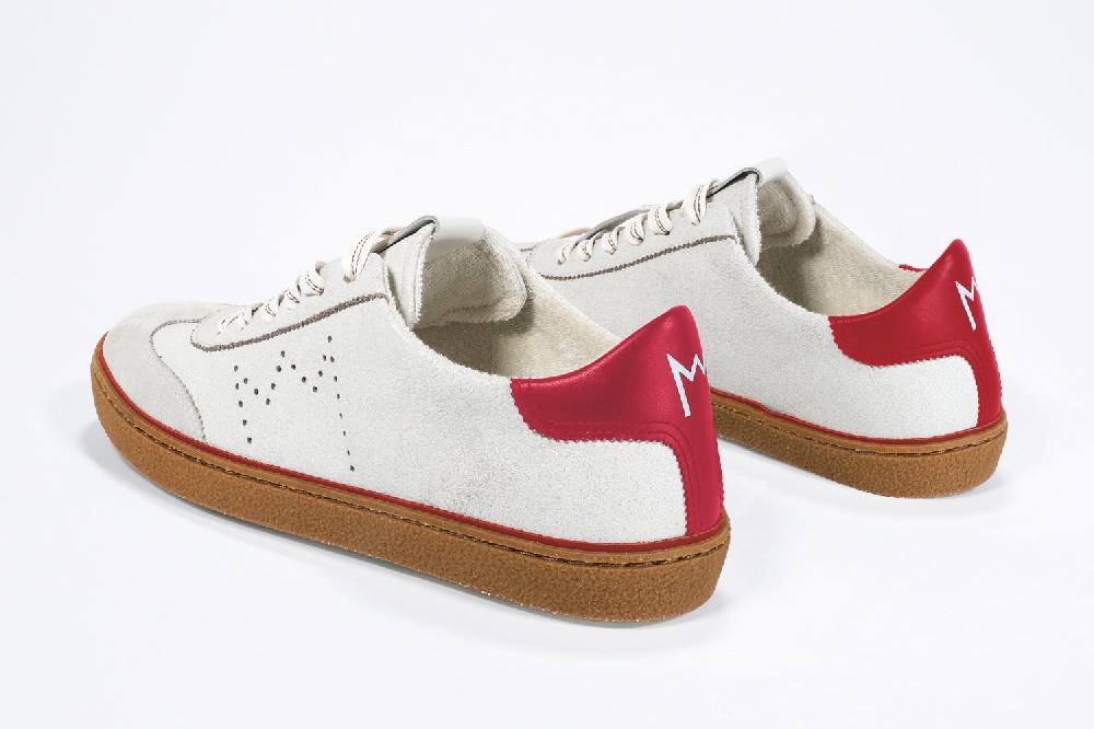 Leather Crown MODEL T | Retro Red - BASSE - Uomo Offerta settimanale