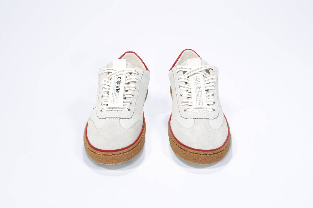 Leather Crown MODEL T | Retro Red - BASSE - Uomo Offerta settimanale