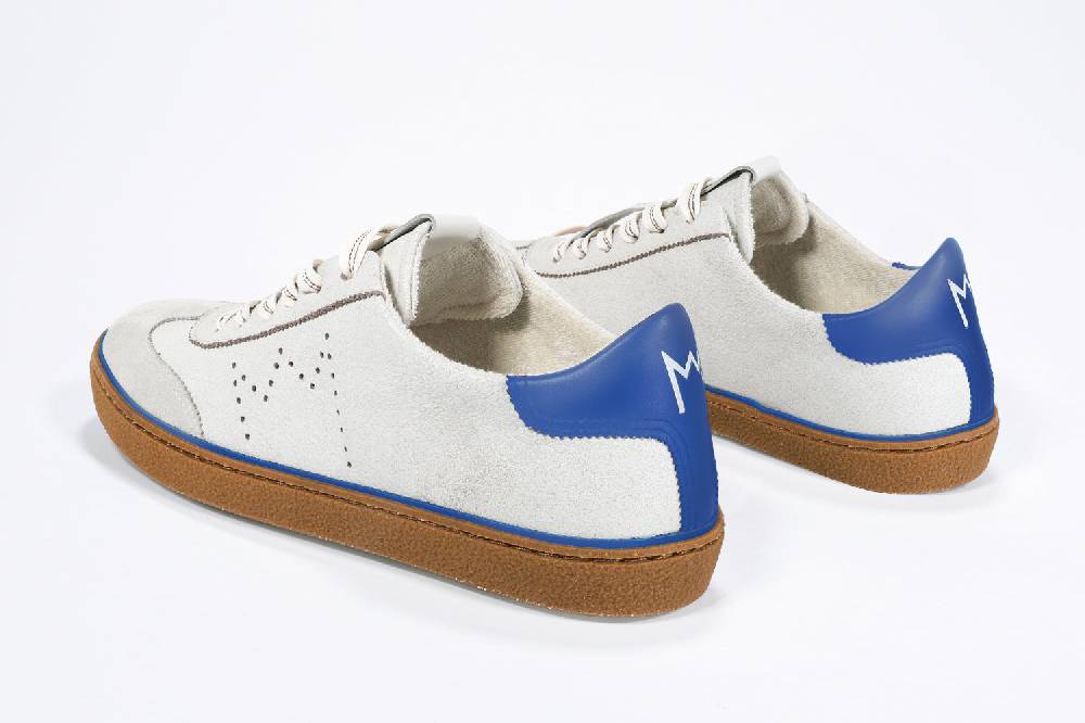 Leather Crown MODEL T | Retro Blue - BASSE - Uomo Ritorno libero