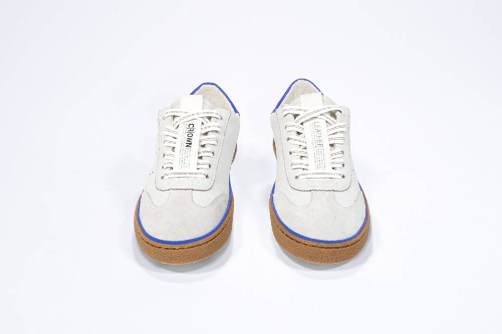 Leather Crown MODEL T | Retro Blue - BASSE - Uomo Ritorno libero