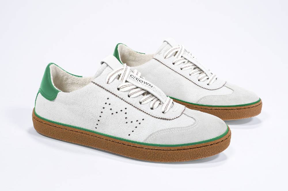 Leather Crown MODEL T | Retro Green - BASSE - Uomo Rilascio limitato