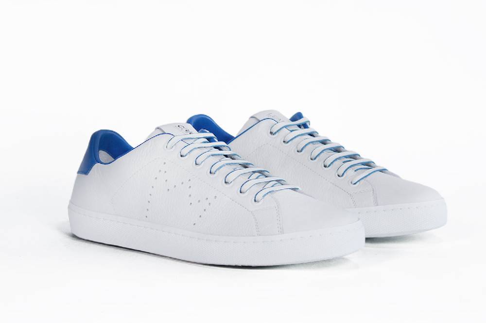 Leather Crown LC06 | Blu & Bianche - Basse - Uomo Ultimi tre giorni