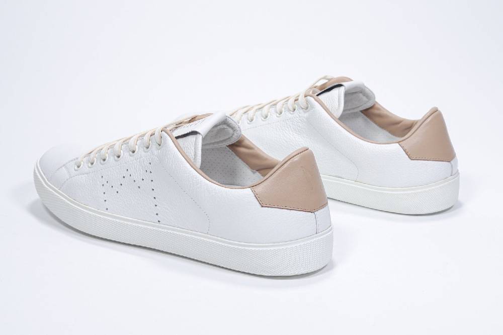Leather Crown LC06 | Cuoio & Bianche - Basse - Uomo Ultimo giorno