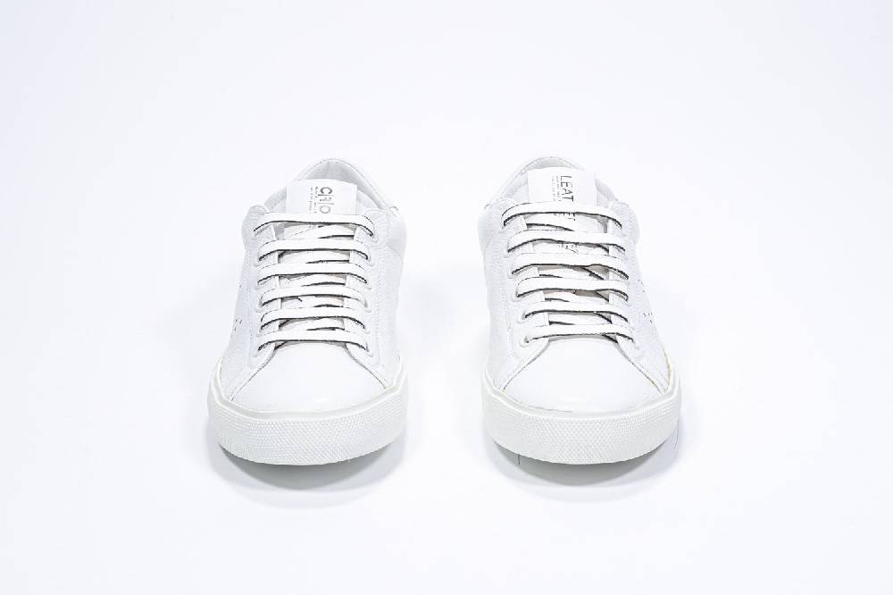 Leather Crown PURE | Bianche - Basse - Uomo Sostegno trimestrale