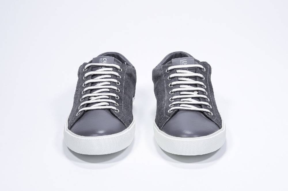 Leather Crown PURE | Grigio scuro - Basse - Uomo 50% di sconto con spedizione gratuita