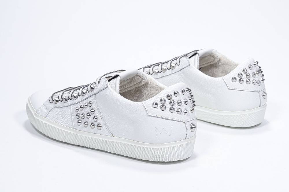 Leather Crown STUDLIGHT | Bianco - BASSE - Uomo Esporta salva